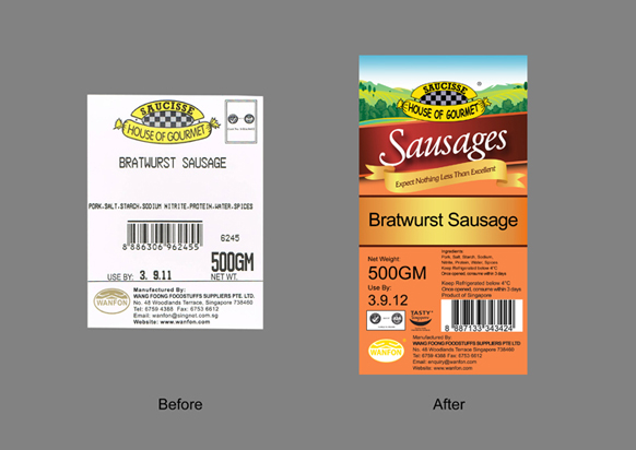 Saucisse Pack Labels